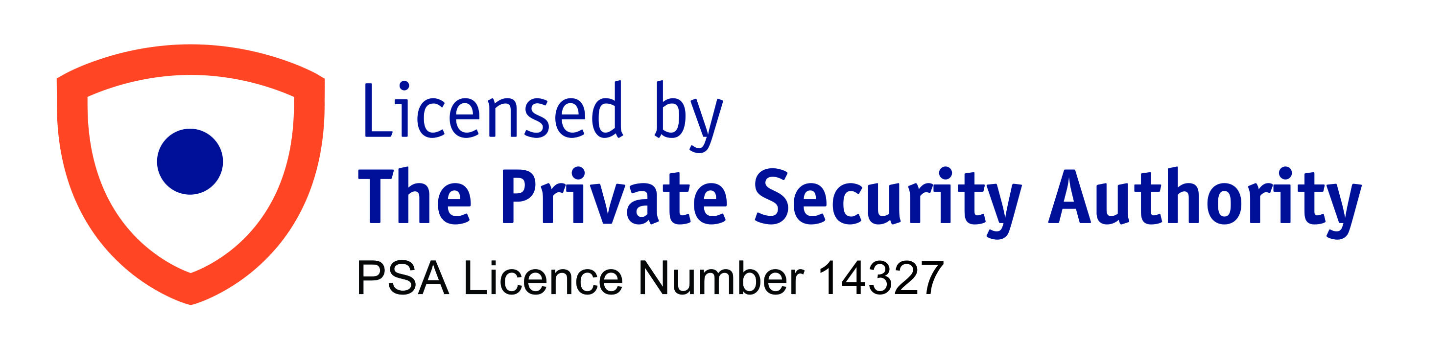 Licensed by The Private Security Authority - PSA Licence Number 14327